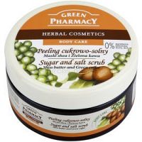 Green Pharmacy Body Care Shea Butter & Green Coffee cukrovo-soľný peeling  300 ml