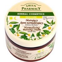 Green Pharmacy Face Care Green Tea zmatňujúci krém pre mastnú a zmiešanú pleť  150 ml