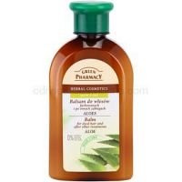 Green Pharmacy Hair Care Aloe balzam pre farbené a inak ošetrené vlasy  300 ml