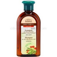 Green Pharmacy Hair Care Ginseng šampón pre mastnú vlasovú pokožku a suché končeky  350 ml