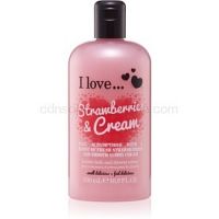 I love... Strawberries & Cream sprchový a kúpeľový krém  500 ml