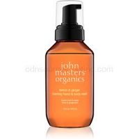 John Masters Organics Lemon & Ginger penové mydlo na ruky a telo  473 ml