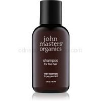 John Masters Organics Rosemary & Peppermint šampón pre jemné vlasy  60 ml