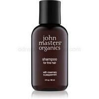 John Masters Organics Rosemary & Peppermint šampón pre jemné vlasy  60 ml