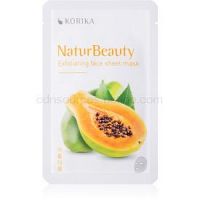 KORIKA NaturBeauty exfoliačná plátienková maska  20 g