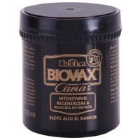 L’biotica Biovax Glamour Caviar výživná regeneračná maska s kaviárom  125 ml