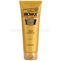 L’biotica Biovax Glamour Gold regeneračný šampón s arganovým olejom  200 ml