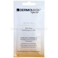 L’biotica DermoMask Night Active liftingová a spevňujúca maska s 24karátovým zlatom  12 ml