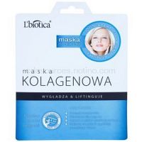 L’biotica Masks Collagen Platinium plátenná maska s kolagénom  23 ml