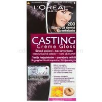 L’Oréal Paris Casting Creme Gloss farba na vlasy odtieň 200 Ebony Black  