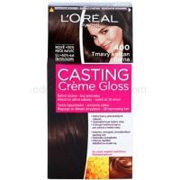 L’Oréal Paris Casting Creme Gloss farba na vlasy odtieň 400 Dark Brown  