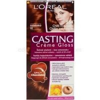 L’Oréal Paris Casting Creme Gloss farba na vlasy odtieň 554 Spicy Chocolates  