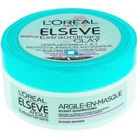 L’Oréal Paris Elseve Extraordinary Clay čistiaca maska pre rýchlo sa mastiace vlasy  150 ml