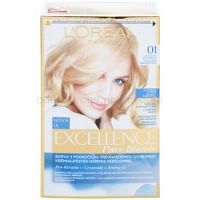 L’Oréal Paris Excellence Creme farba na vlasy odtieň 01 Lightest Natural Blonde  