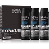 L’Oréal Professionnel Homme Cover 5' tónovacia farba na vlasy 3 ks odtieň 3 Dark Brown  3x50 ml