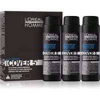 L’Oréal Professionnel Homme Cover 5' tónovacia farba na vlasy 3 ks odtieň 6 Dark Blond  3x50 ml