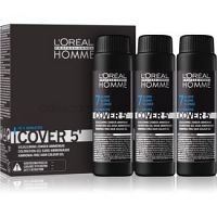 L’Oréal Professionnel Homme Cover 5' tónovacia farba na vlasy 3 ks odtieň 7 Blond  3x50 ml