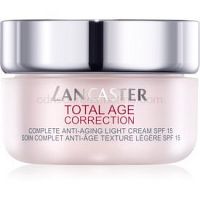 Lancaster Total Age Correction ľahký protivráskový krém SPF 15  50 ml