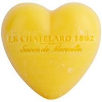 Le Chatelard 1802 Tangerine & Lime mydlo v tvare srdca  25 g