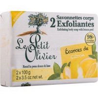 Le Petit Olivier Lemon peelingové mydlo  2 x100 g