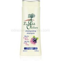 Le Petit Olivier Myrtle & Pink Clay šampón pre mastné vlasy  250 ml
