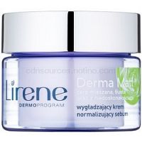 Lirene Derma Matt narmalizujúci nočný krém s vyhladzujúcim efektom  50 ml