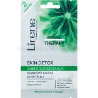 Lirene Dermal Therapy Skin Detox minerálna čistiaca ílová maska pre mastnú a zmiešanú pleť  2 x 6 ml