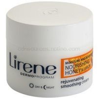 Lirene Moisture & Nourishment omladzujúci a vyhladzujúci krém s citrónom a medom  50 ml