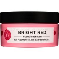 Maria Nila Colour Refresh Bright Red jemná vyživujúca maska bez permanentných farebných pigmentov výdrž 4-10 umytí 0.66 100 ml