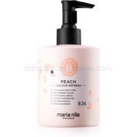 Maria Nila Colour Refresh Peach jemná vyživujúca maska bez permanentných farebných pigmentov výdrž 4-10 umytí 9.34 300 ml