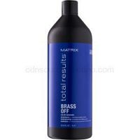 Matrix Total Results Brass Off šampón neutralizujúci žlté tóny pre profesionálne použitie  1000 ml