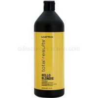 Matrix Total Results Hello Blondie ochranný šampón pre blond vlasy  1000 ml