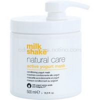 Milk Shake Natural Care Active Yogurt aktívna jogurtová maska na vlasy    500 ml