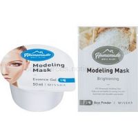 Missha Homemade Rice Powder modelačná pleťová maska s rozjasňujúcim účinkom 5 g + 50 ml