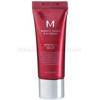 Missha M Perfect Cover BB krém s veľmi vysokou UV ochranou malé balenie odtieň No. 27 Honey Beige SPF 42/PA+++ 20 ml