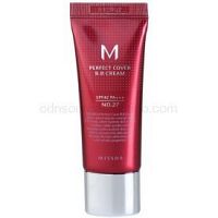 Missha M Perfect Cover BB krém s veľmi vysokou UV ochranou malé balenie odtieň No. 27 Honey Beige SPF 42/PA+++ 20 ml