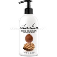Naturalium Nuts Shea and Macadamia regeneračné telové mlieko  370 ml