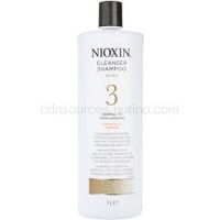 Nioxin System 3 šampón pre počiatočné mierne rednutie jemných chemicky ošetrených vlasov  1000 ml