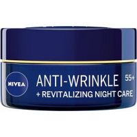 Nivea Anti-Wrinkle Revitalizing obnovujúci nočný krém proti vráskam 55+  50 ml