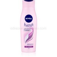 Nivea Hairmilk Natural Shine ošetrujúci šampón pre unavené vlasy bez lesku  250 ml