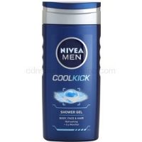 Nivea Men Cool Kick sprchový gél na tvár, telo a vlasy  250 ml