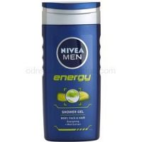 Nivea Men Energy sprchový gél na tvár, telo a vlasy  250 ml