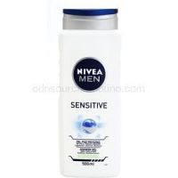 Nivea Men Sensitive sprchový gél na tvár, telo a vlasy  500 ml