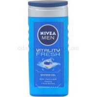 Nivea Men Vitality Fresh sprchový gél na vlasy a telo  250 ml