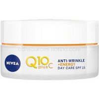 Nivea Q10 Plus C energizujúci denný krém proti vráskam SPF 15  50 ml