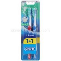 Oral B 3D White Fresh zubné kefky medium 2 ks Dark Pink & Blue  