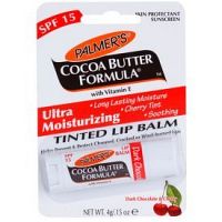Palmer’s Face & Lip Cocoa Butter Formula tónovací hydratačný balzam na pery SPF 15 príchuť Dark Chocolate & Cherry  4 g