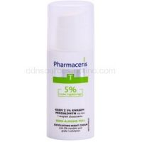 Pharmaceris T-Zone Oily Skin Sebo-Almond Peel nočný regulačný a čístiaci pleťový krém pre jednotný tón pleti  50 ml