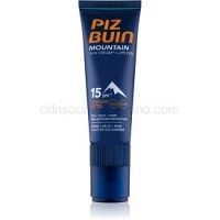 Piz Buin Mountain ochranný krém na tvár a balzam na pery 2 v 1 SPF 15  20 ml