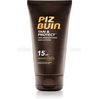 Piz Buin Tan & Protect ochranné mlieko urýchľujúce opálenie SPF 15  150 ml